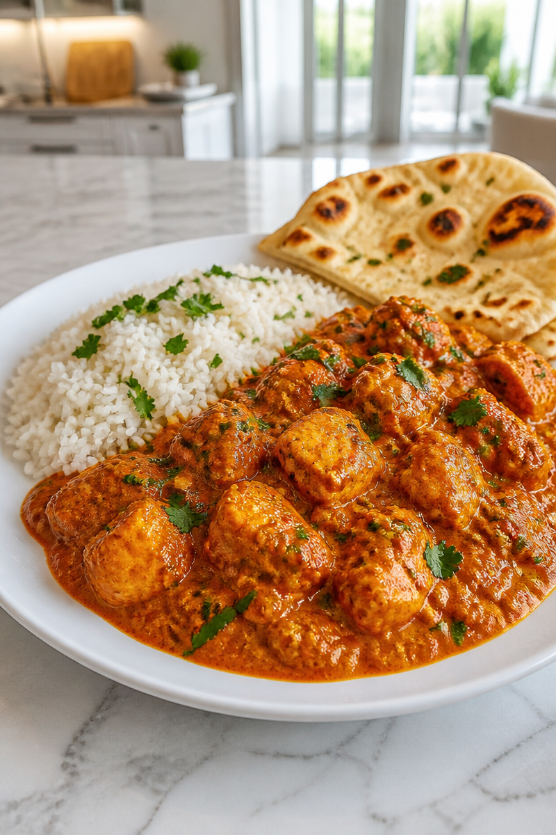 Authentic Spicy Chicken Tikka Masala Indian Food Authentic Spicy Chicken Tikka Masala Indian Food