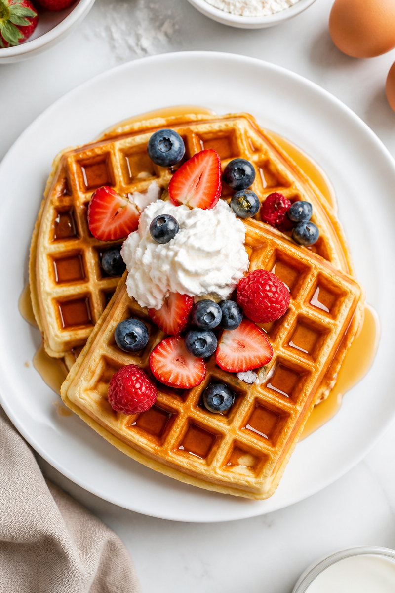 Belgian Waffle Recipe Belgian Waffle Recipe