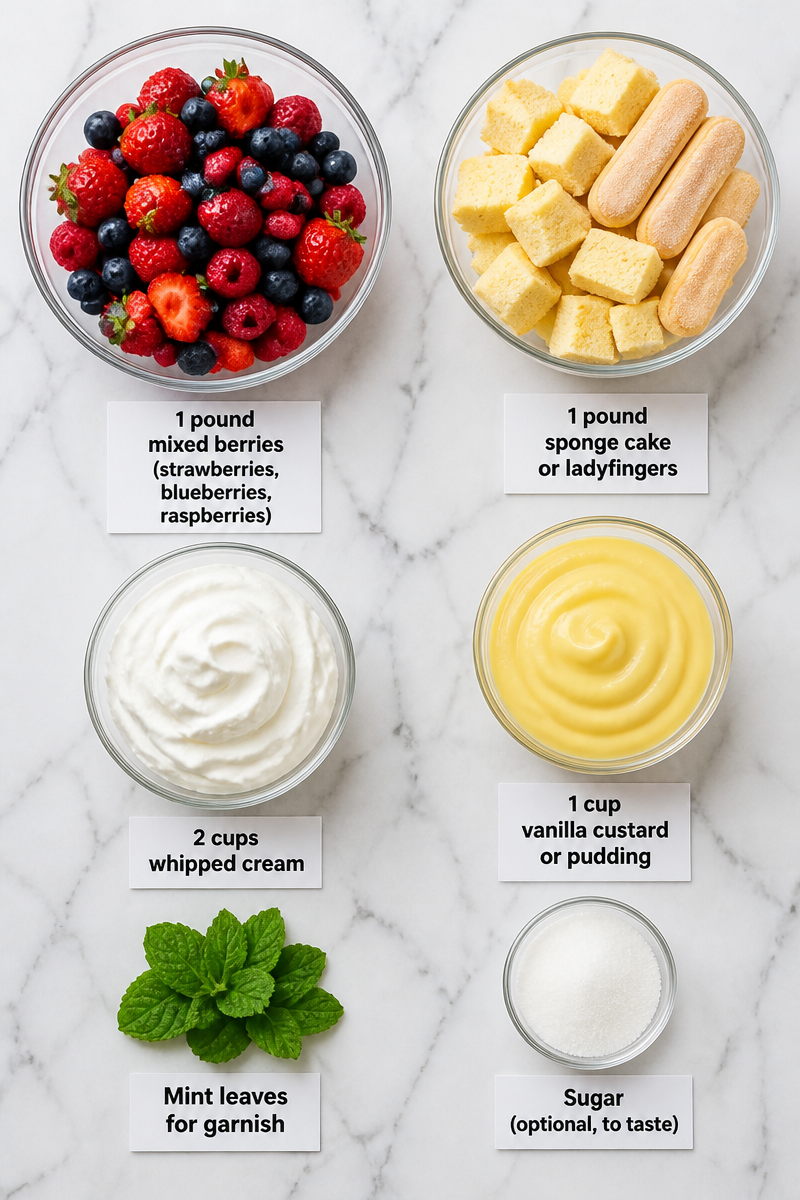 Berry Trifle Recipe Berry Trifle Recipe