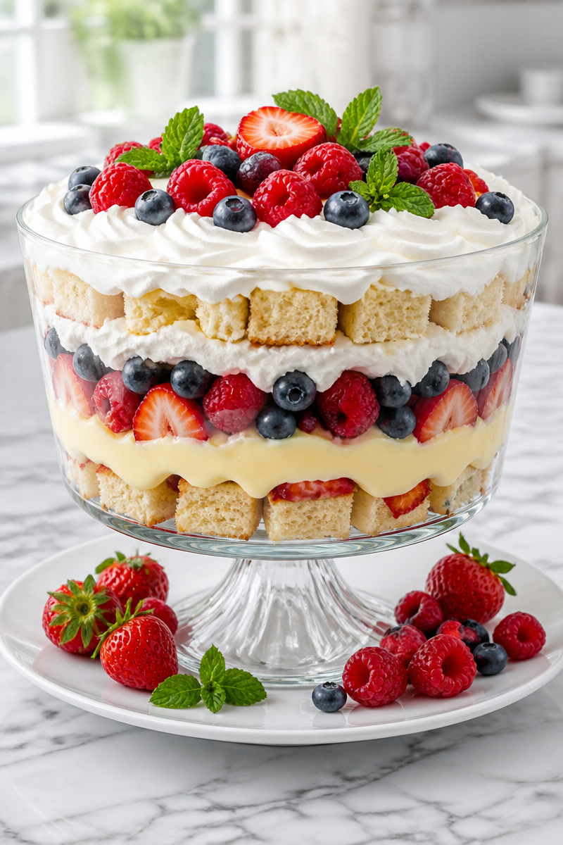 Berry Trifle Recipe Berry Trifle Recipe