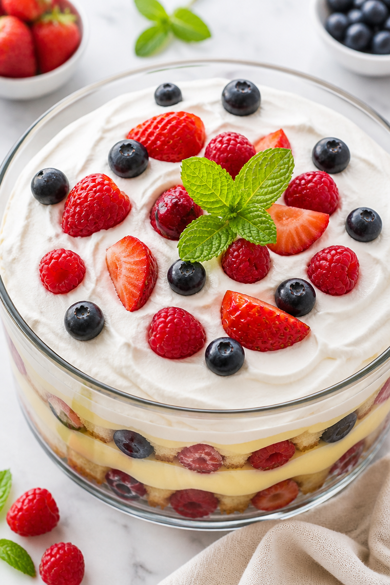 Berry Trifle Recipe Berry Trifle Recipe