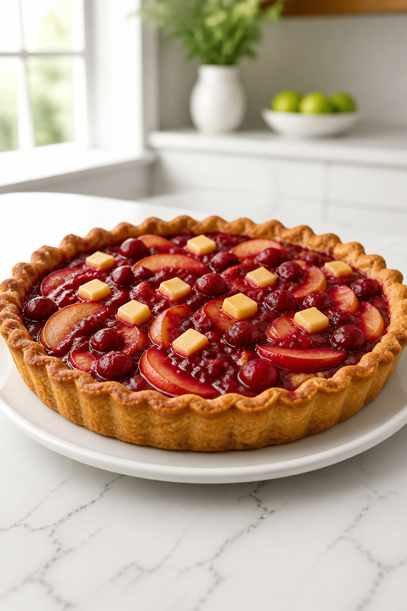 Bloody Cranberry Apple Breakfast Tart Bloody Cranberry Apple Breakfast Tart