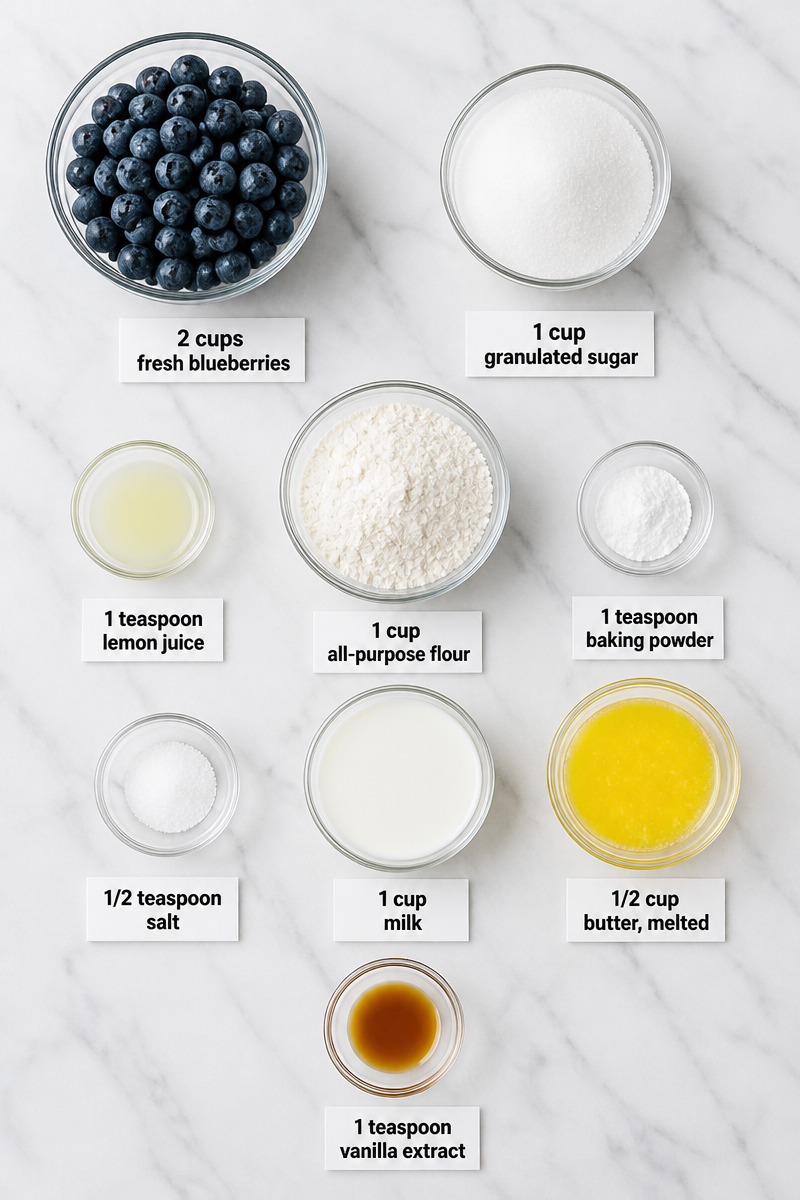 Blueberry Cobbler Recipe