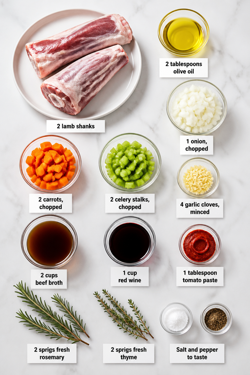 Braised Lamb Shank Recipe