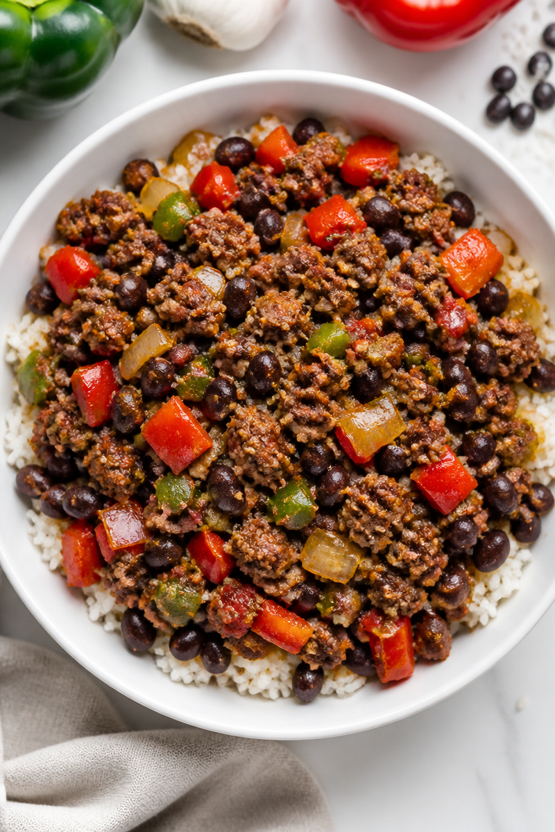 Budget Friendly Black Bean And Ground Beef Cheap High Protein Meal Prep Budget Friendly Black Bean And Ground Beef Cheap High Protein Meal Prep