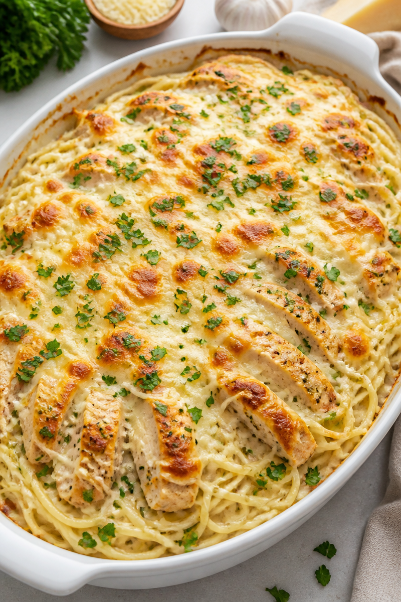 Cheesy Alfredo And Chicken Million Dollar Spaghetti Cheesy Alfredo And Chicken Million Dollar Spaghetti