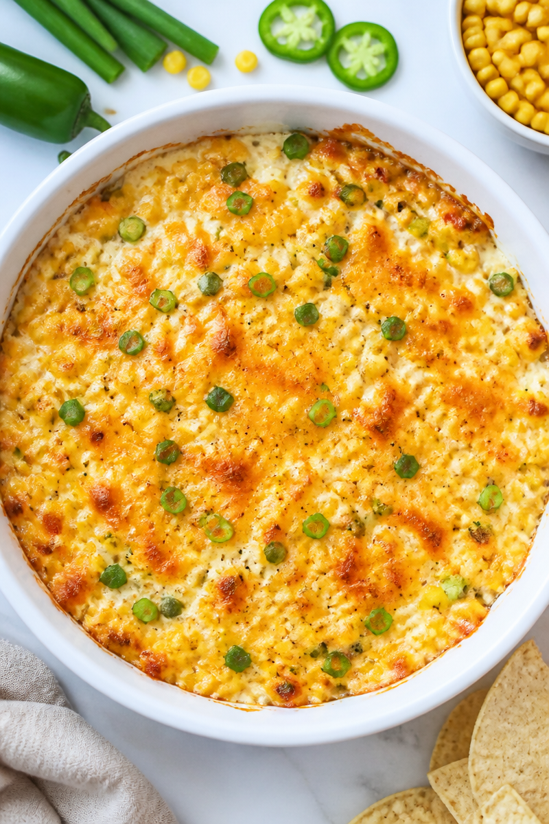 Cheesy Jalapeno Popper Hot Corn Dip Cheesy Jalapeno Popper Hot Corn Dip