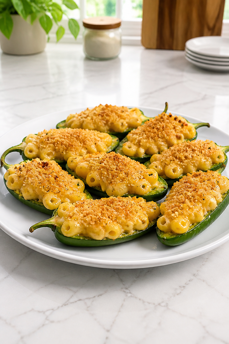 Cheesy Mac And Cheese Stuffed Jalapeno Popper Cheesy Mac And Cheese Stuffed Jalapeno Popper