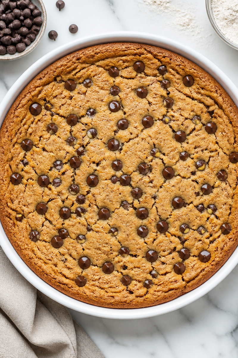 Chewy Giant Chocolate Chip Cookie Cake Chewy Giant Chocolate Chip Cookie Cake