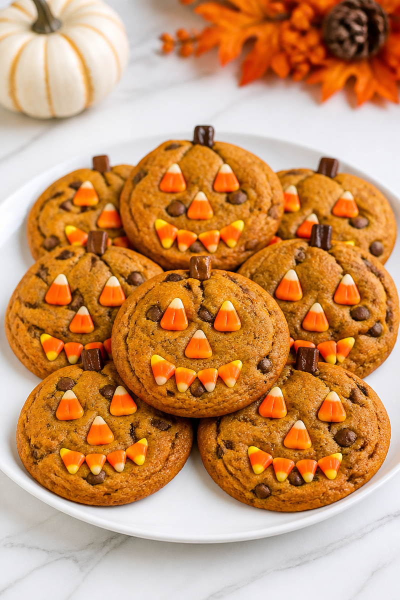 Chewy Pumpkin Spice Jack O Lantern Halloween Cookie Chewy Pumpkin Spice Jack O Lantern Halloween Cookie