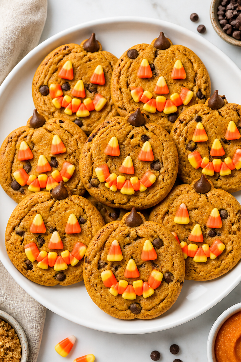 Chewy Pumpkin Spice Jack O Lantern Halloween Cookie Chewy Pumpkin Spice Jack O Lantern Halloween Cookie