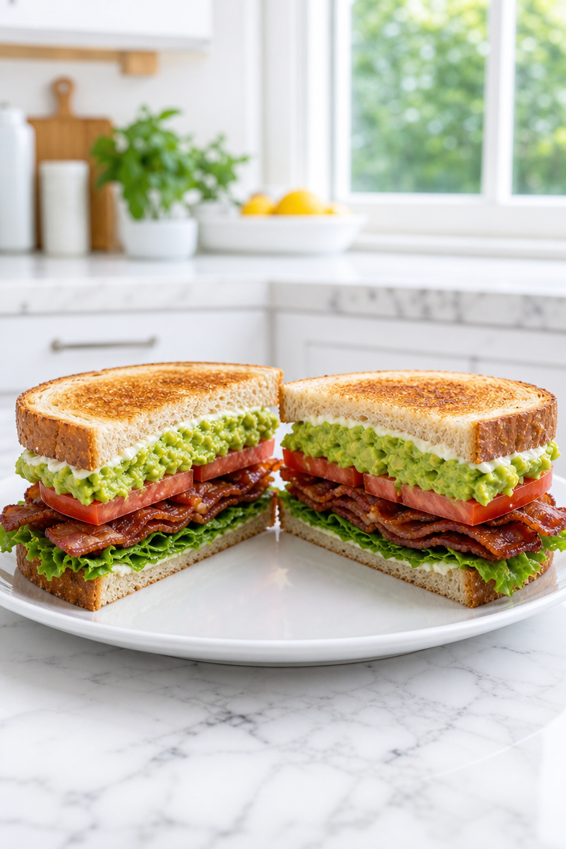 Classic BLT Sandwich with Avocado