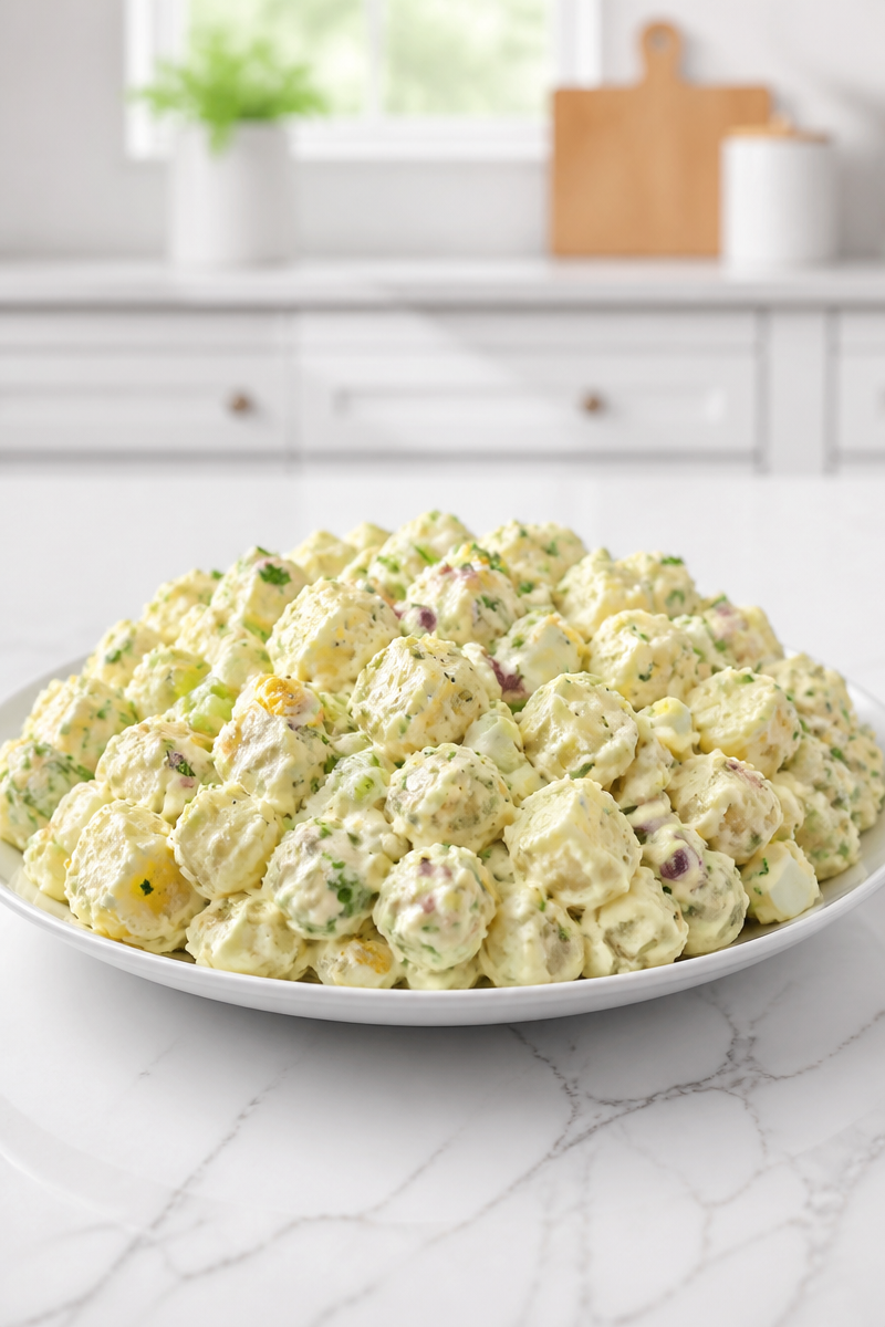 Classic Homemade Creamy Potato Salad Side Classic Homemade Creamy Potato Salad Side