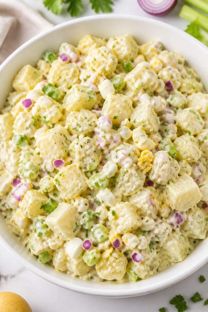 Classic Homemade Creamy Potato Salad Side Classic Homemade Creamy Potato Salad Side