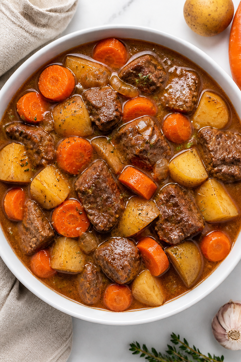 Classic Slow Cooker Beef Stew Dinner Classic Slow Cooker Beef Stew Dinner