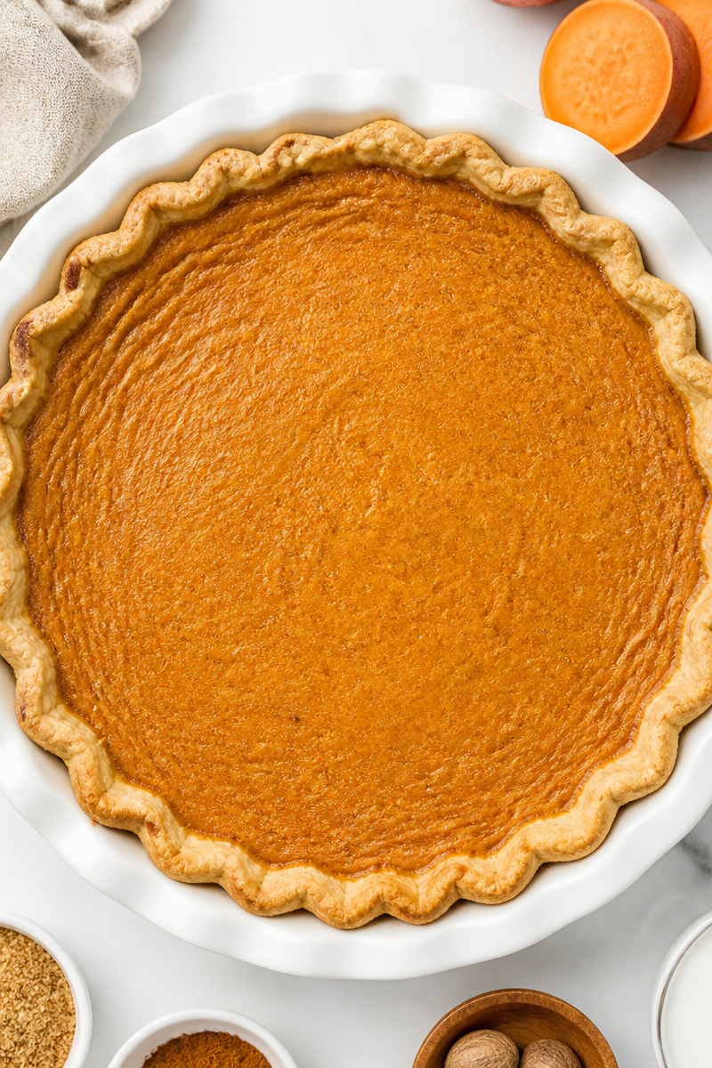 Classic Southern Spiced Sweet Potato Pie Recipe Classic Southern Spiced Sweet Potato Pie Recipe