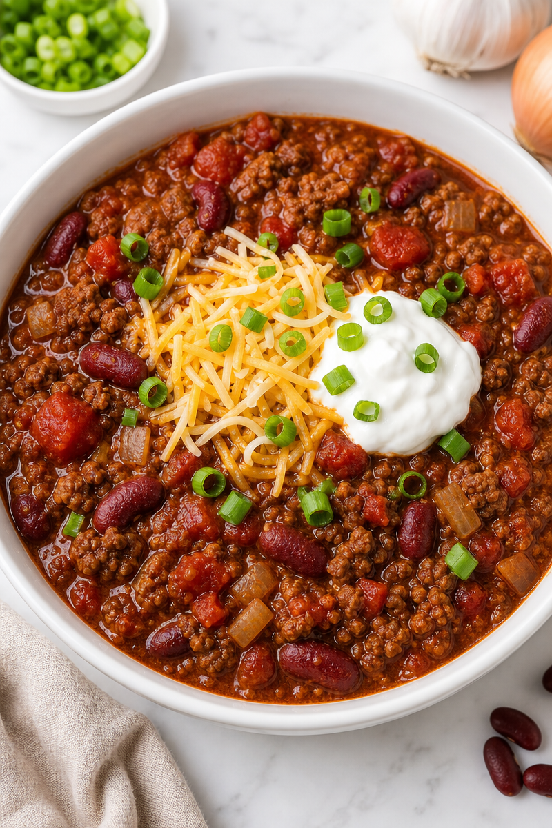 Classic Texas Beef Chili Bowl Classic Texas Beef Chili Bowl