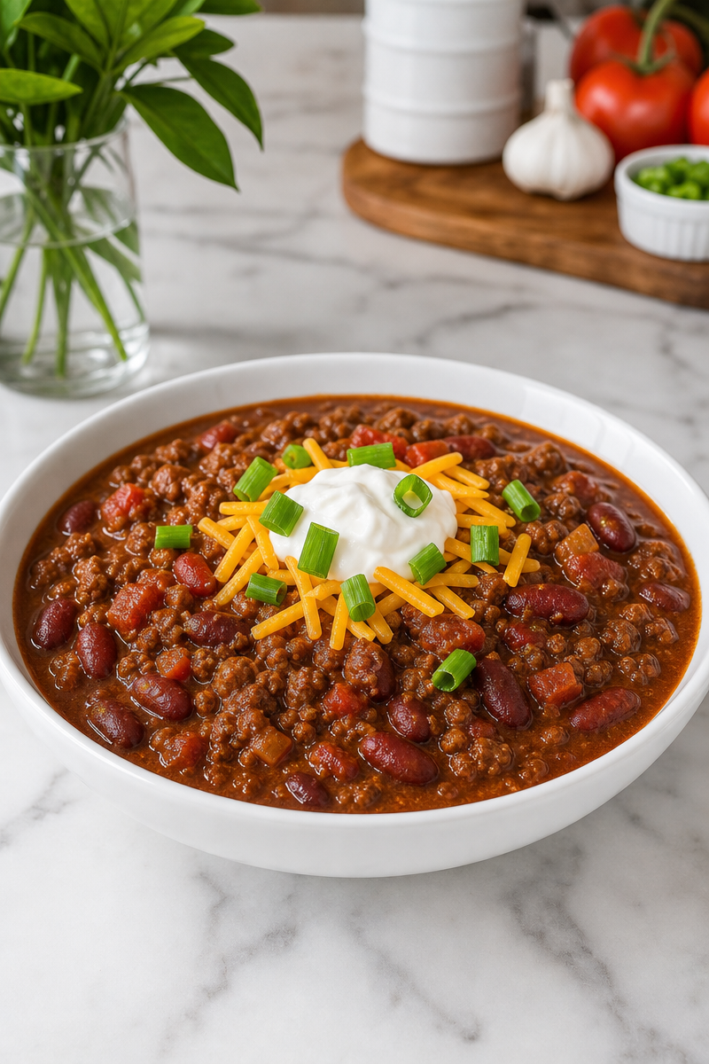 Classic Texas Beef Chili Bowl Classic Texas Beef Chili Bowl