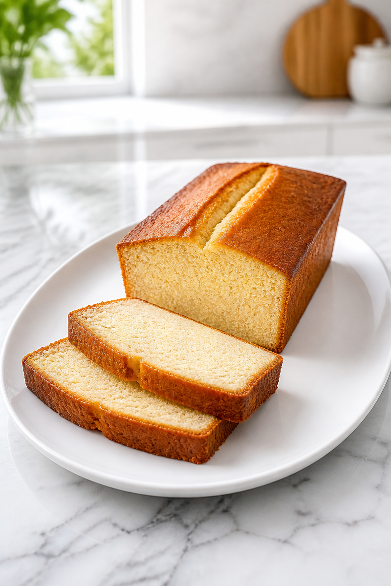 Classic Vanilla Bean Pound Loaf Cake