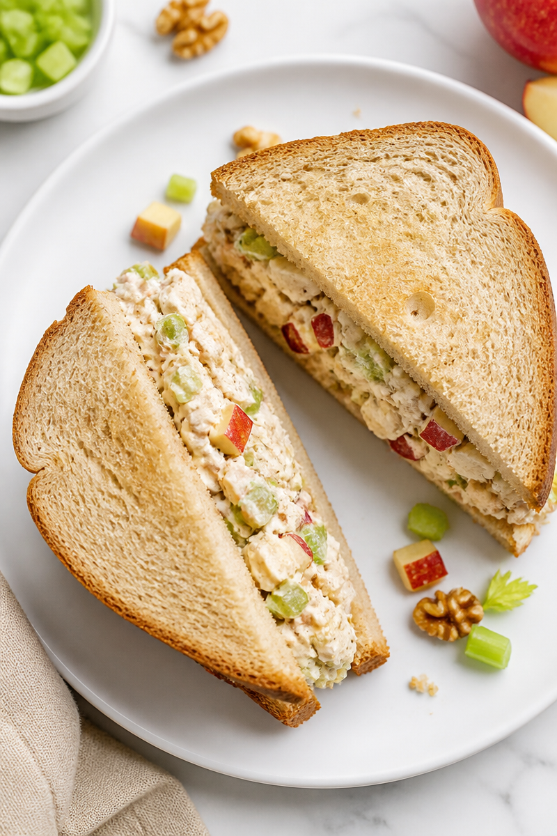 Classic Waldorf Chicken Salad Sandwich Classic Waldorf Chicken Salad Sandwich