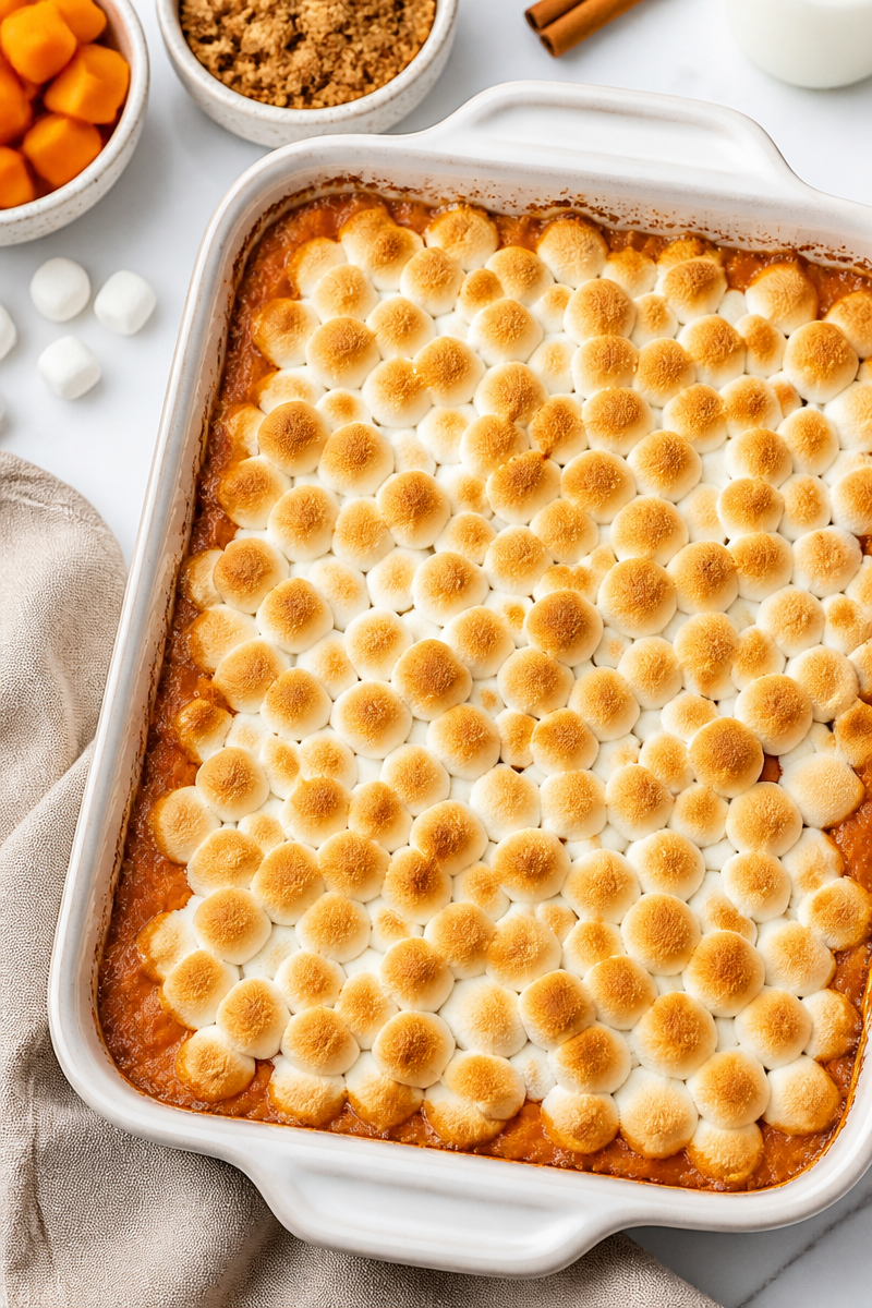 Copycat Ruth Chris Sweet Potato Casserole with Brown Sugar Copycat Ruth Chris Sweet Potato Casserole with Brown Sugar