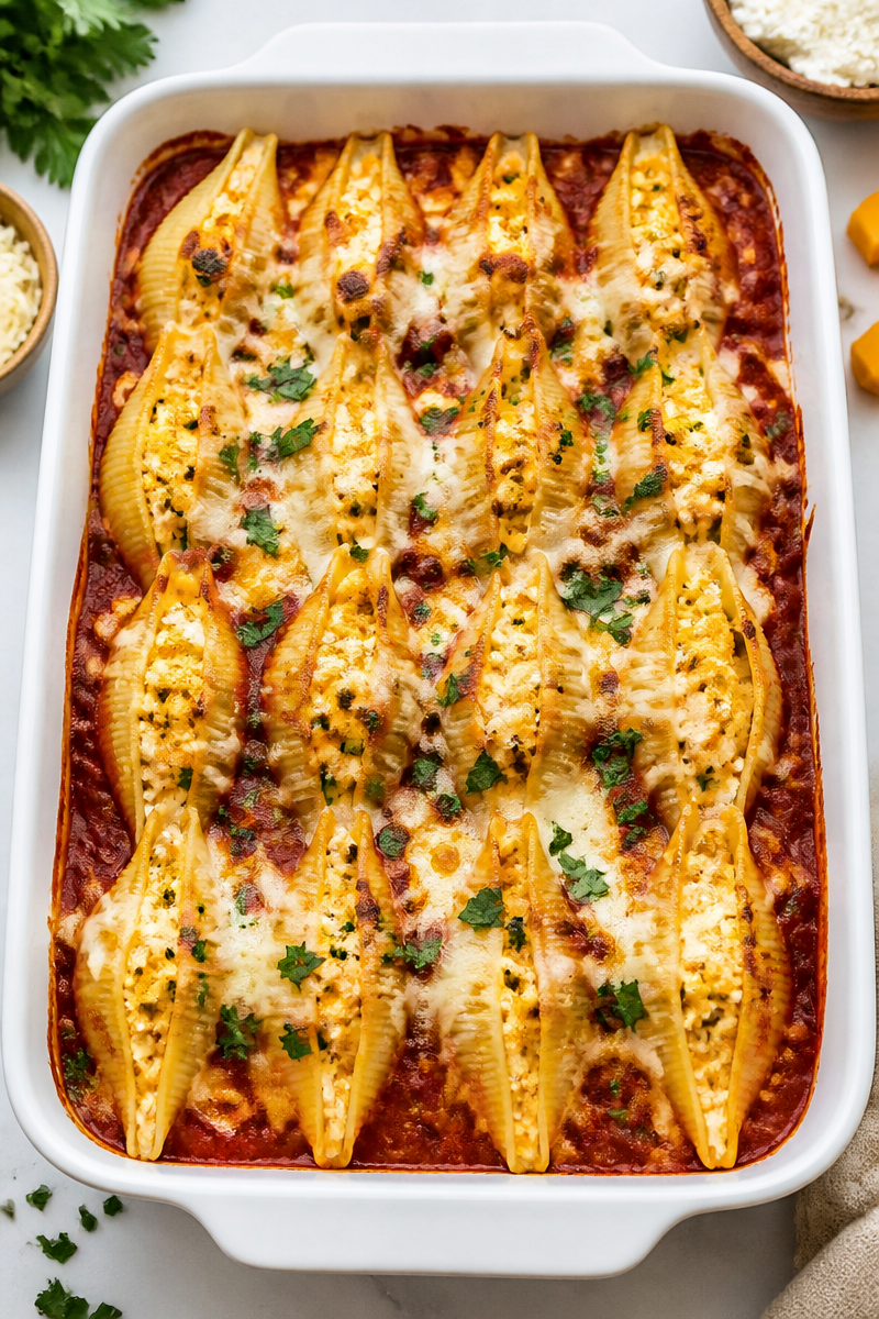 Cozy Fall Butternut Squash And Ricotta Stuffed Shell Recipe Cozy Fall Butternut Squash And Ricotta Stuffed Shell Recipe