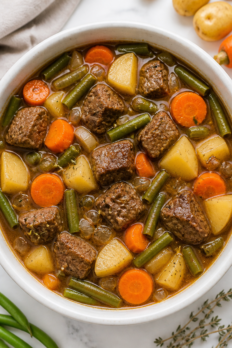 Cozy Fall Vegetable And Beef Crock Pot Meal Cozy Fall Vegetable And Beef Crock Pot Meal