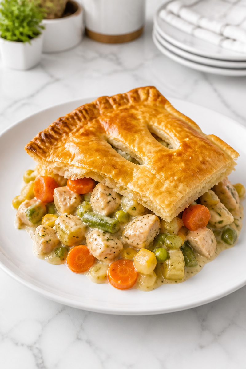 Cozy Fall Vegetable And Chicken Pot Pie Casserole Cozy Fall Vegetable And Chicken Pot Pie Casserole