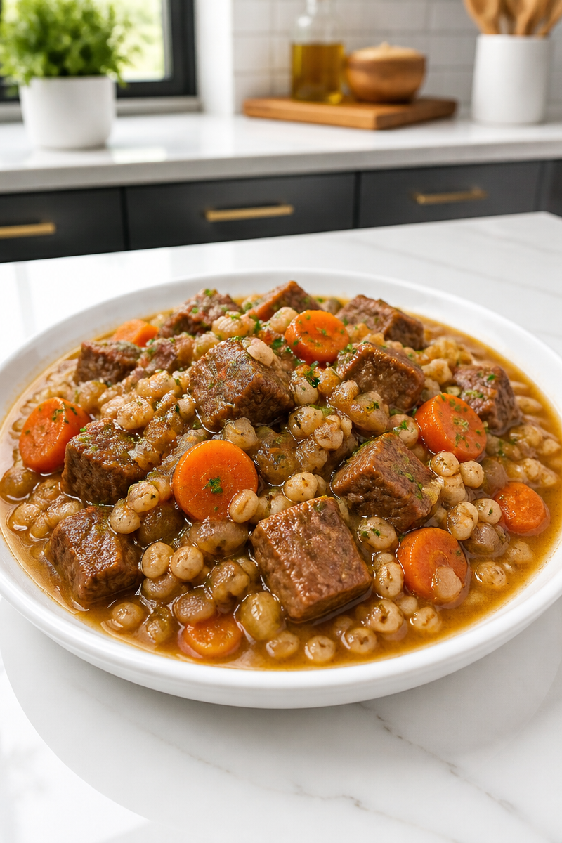 Cozy Halal Beef And Barley Stew Recipe Cozy Halal Beef And Barley Stew Recipe