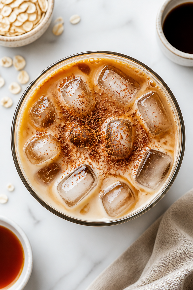 Cozy Iced Maple Oat Milk Cappuccino Cozy Iced Maple Oat Milk Cappuccino