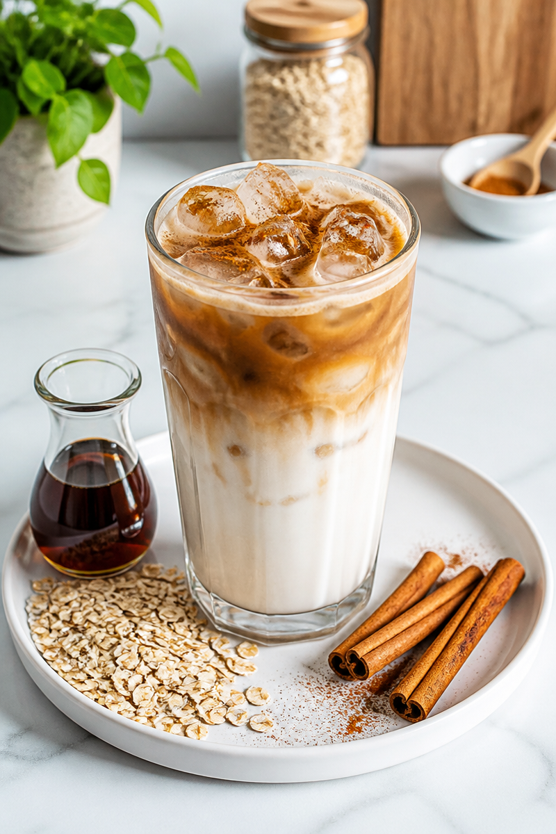 Cozy Iced Maple Oat Milk Cappuccino Cozy Iced Maple Oat Milk Cappuccino