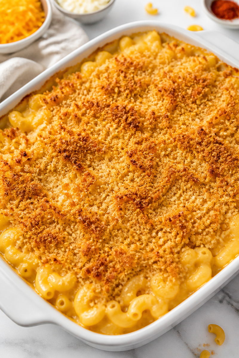 Creamy Baked Macaroni And Cheese Comfort Food