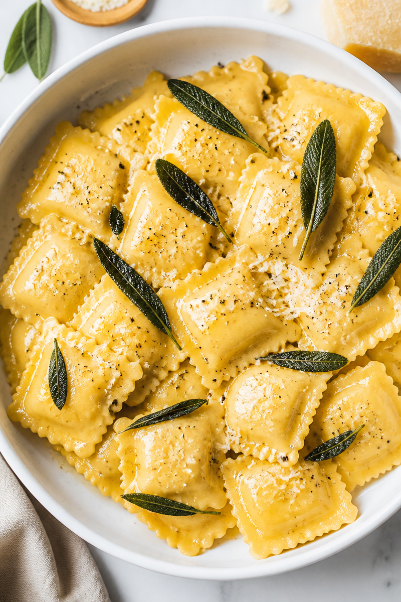 Creamy Butternut Squash Pasta Ravioli Creamy Butternut Squash Pasta Ravioli
