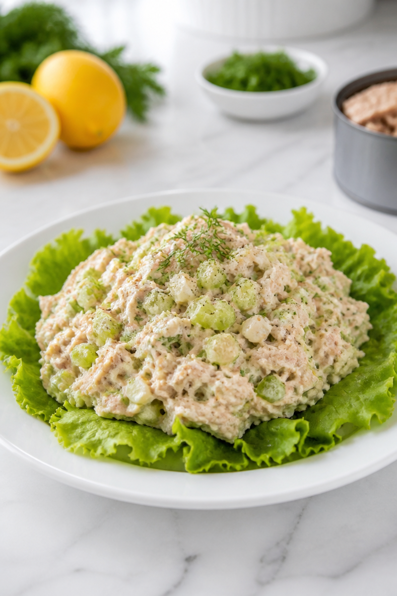 Creamy Dill And Celery Tuna Salad Recipe Creamy Dill And Celery Tuna Salad Recipe