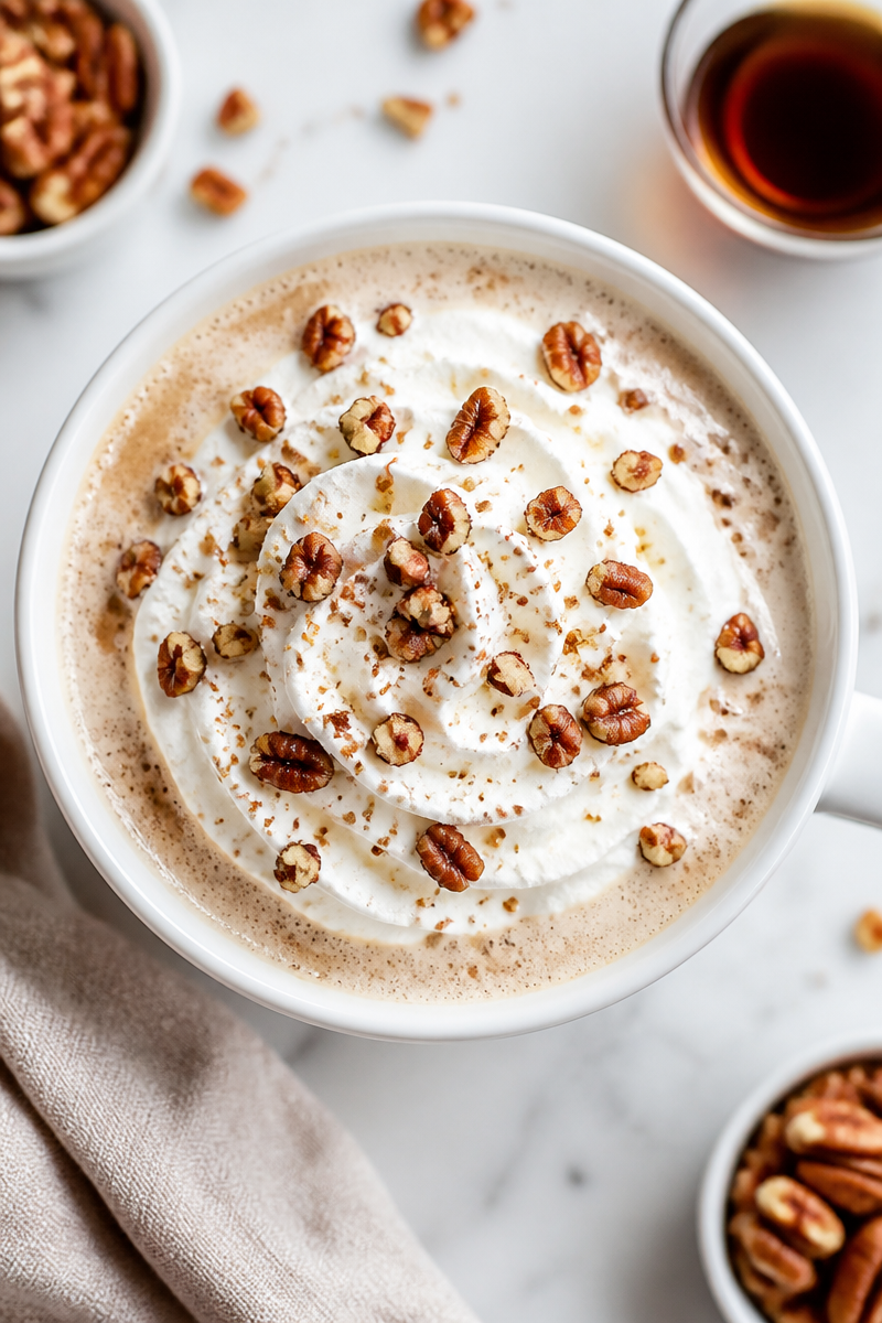 Creamy Frosted Maple Pecan Cappuccino Creamy Frosted Maple Pecan Cappuccino