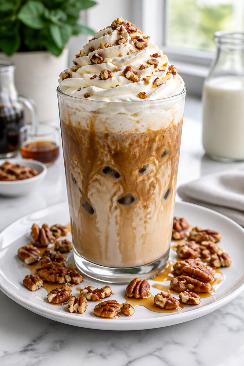 Creamy Frosted Maple Pecan Cappuccino Creamy Frosted Maple Pecan Cappuccino