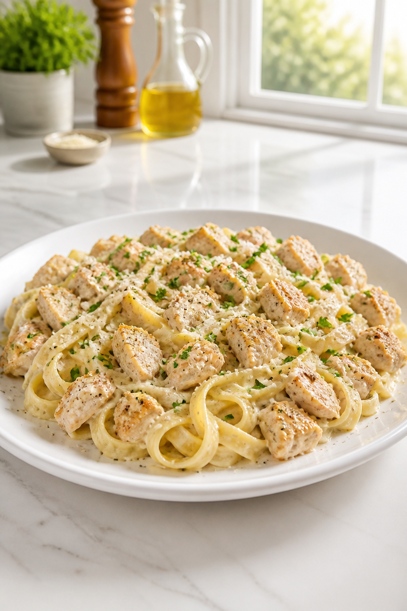 Creamy Garlic And Parmesan Chicken Pasta Alfredo Creamy Garlic And Parmesan Chicken Pasta Alfredo