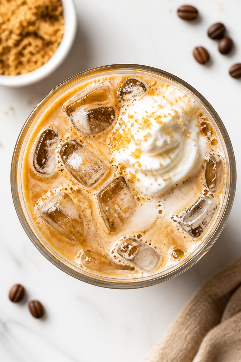 Creamy Iced Brown Sugar Shaken Espresso Creamy Iced Brown Sugar Shaken Espresso