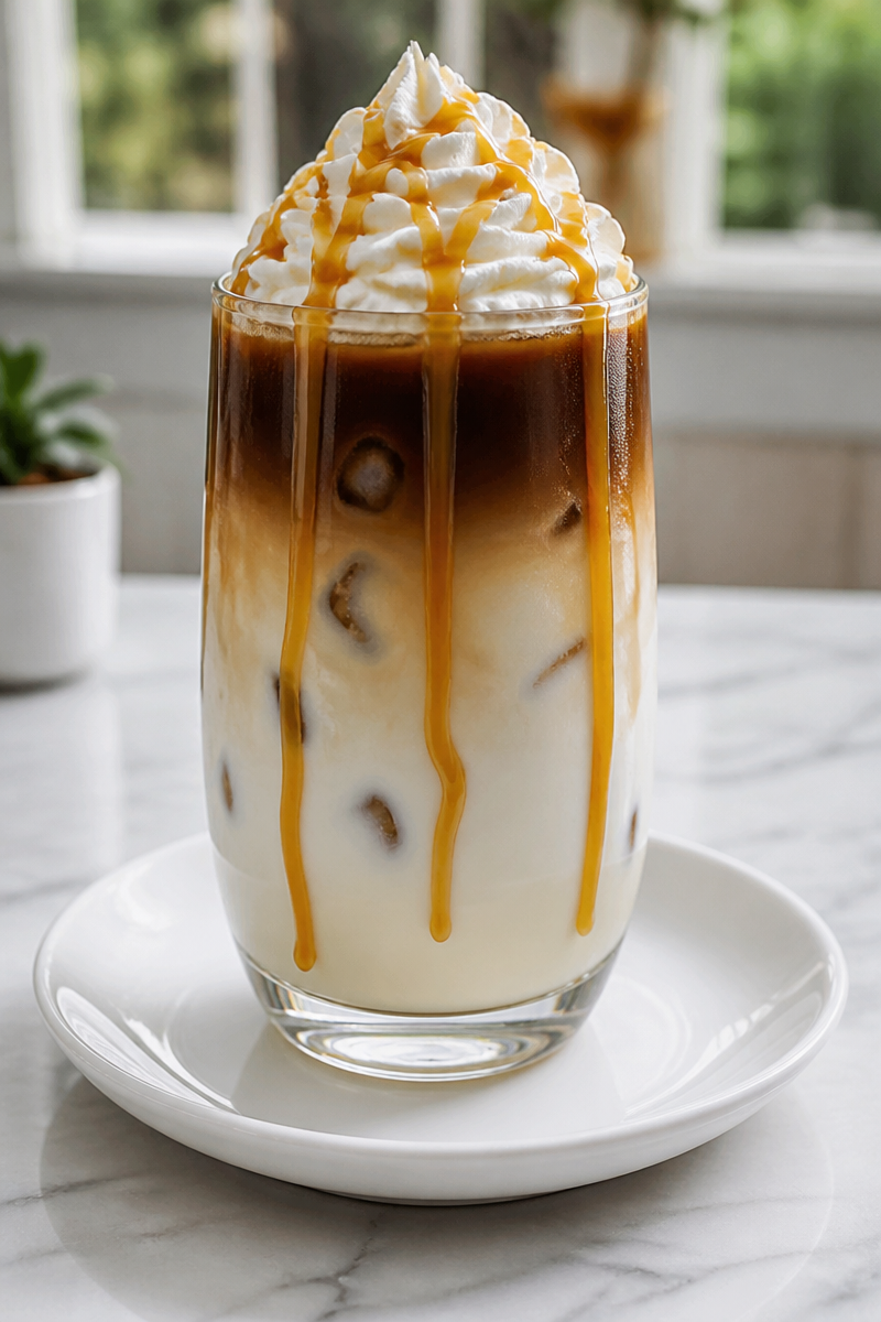 Creamy Iced Caramel Macchiato Creamy Iced Caramel Macchiato