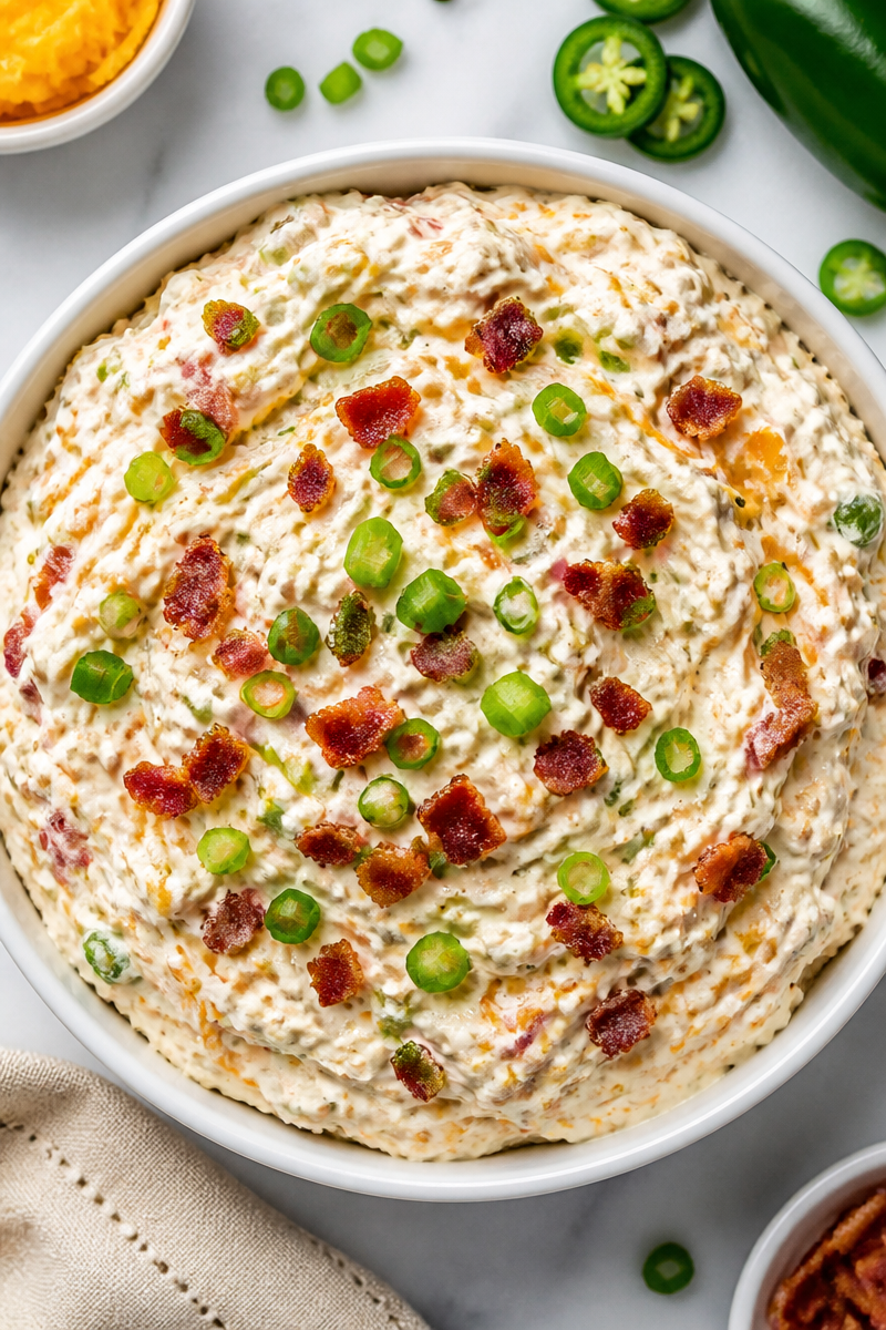Creamy Jalapeno and Bacon Appetizer Dip