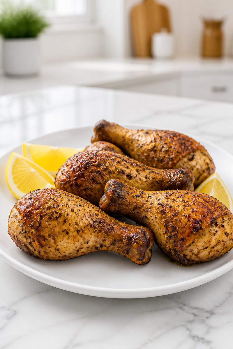 Crispy Air Fryer Lemon Pepper Chicken Leg Crispy Air Fryer Lemon Pepper Chicken Leg
