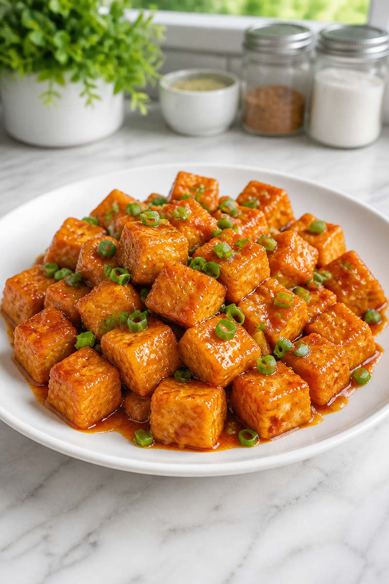 Crispy Sweet And Sour Baked Tofu Recipe