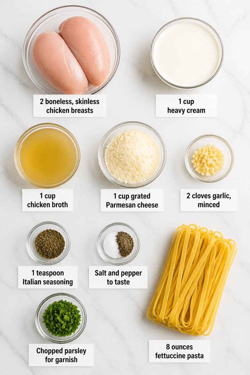 Crockpot Chicken Alfredo Recipe