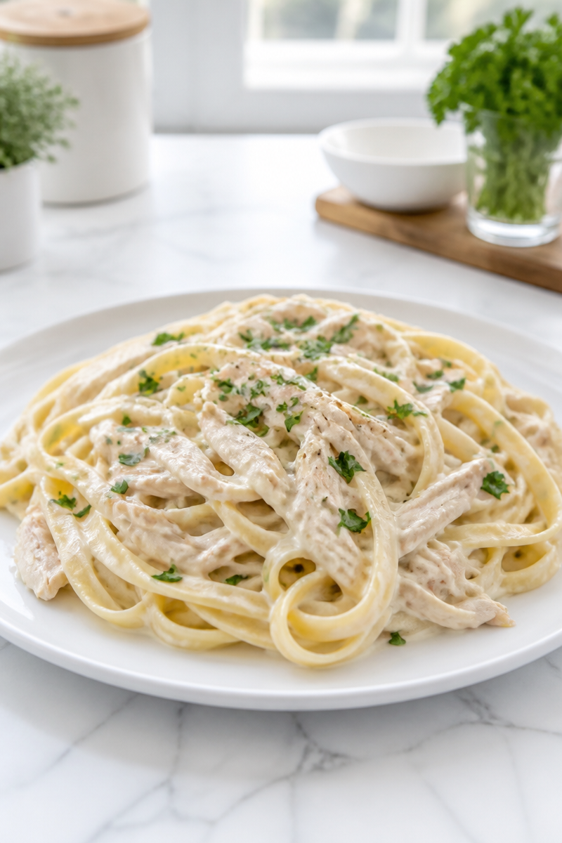 Crockpot Chicken Alfredo Recipe
