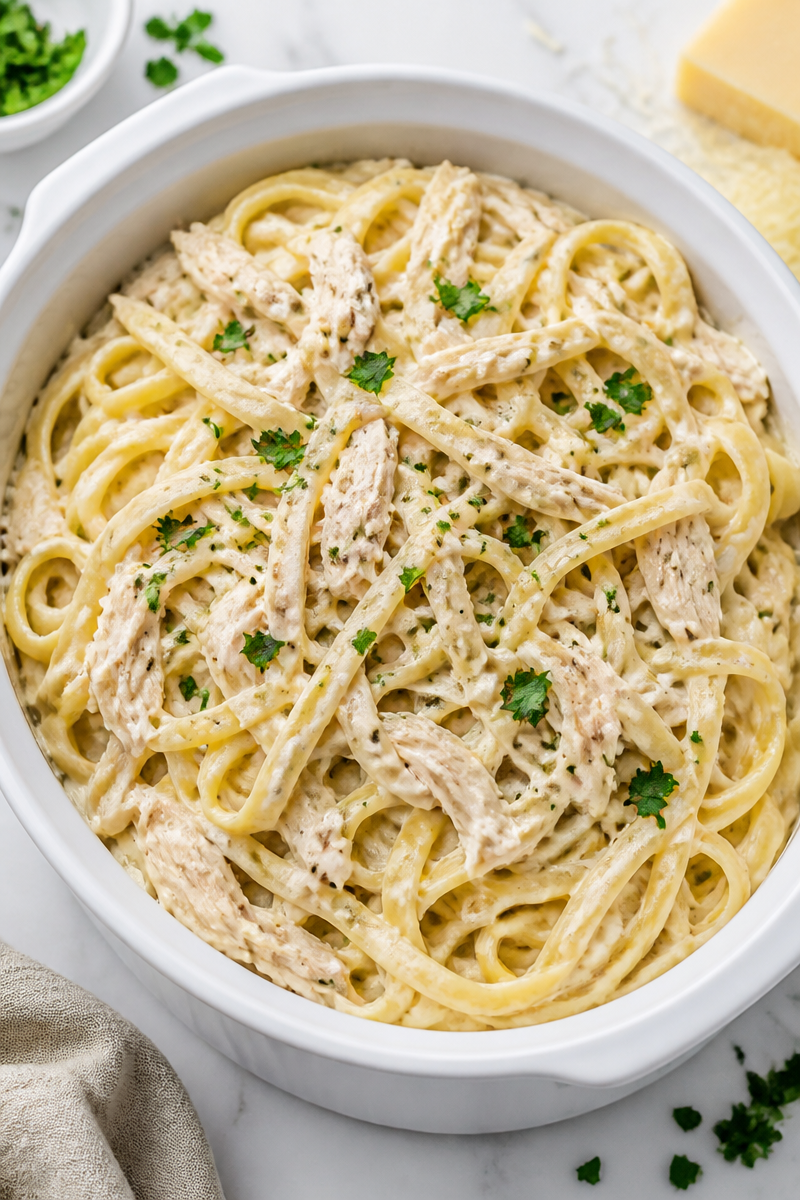 Crockpot Chicken Alfredo Recipe