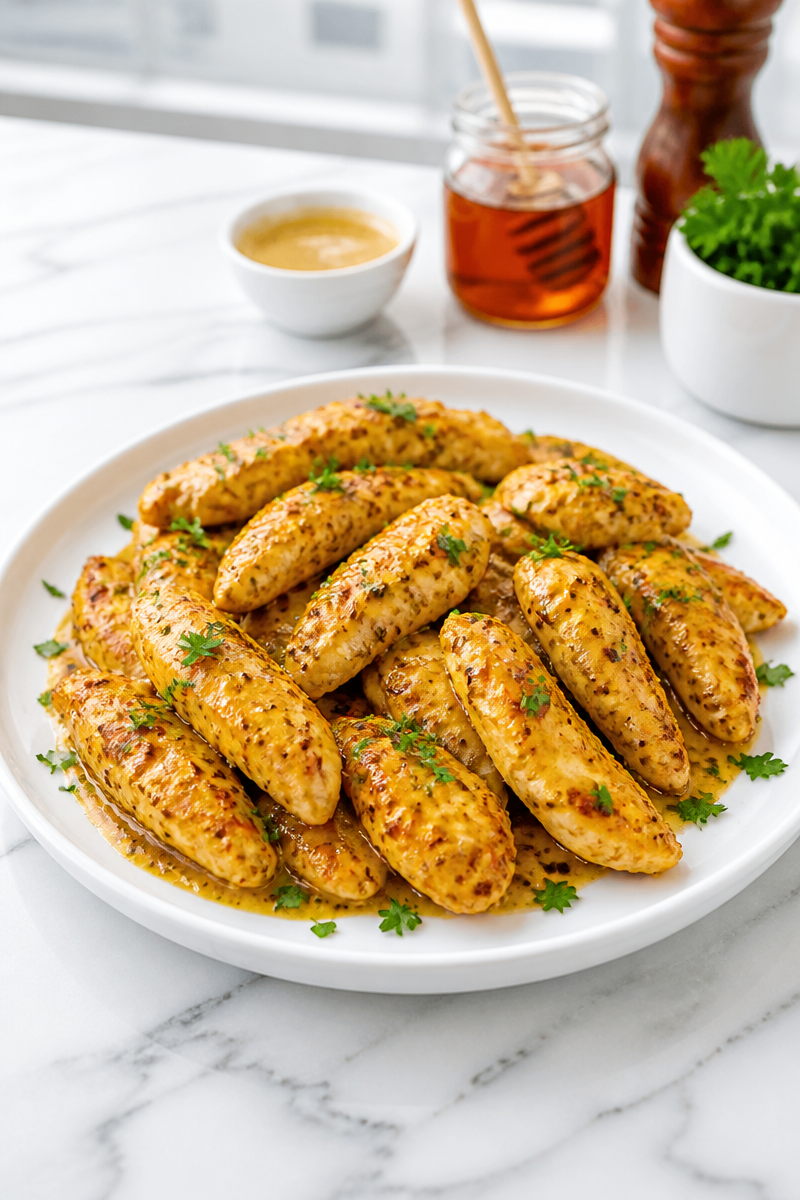 Easy 20-Minute Honey Mustard Chicken Strip