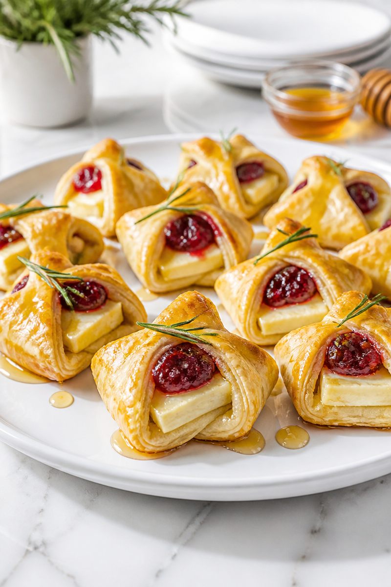 Easy Cranberry Brie Holiday Appetizer Bite Easy Cranberry Brie Holiday Appetizer Bite