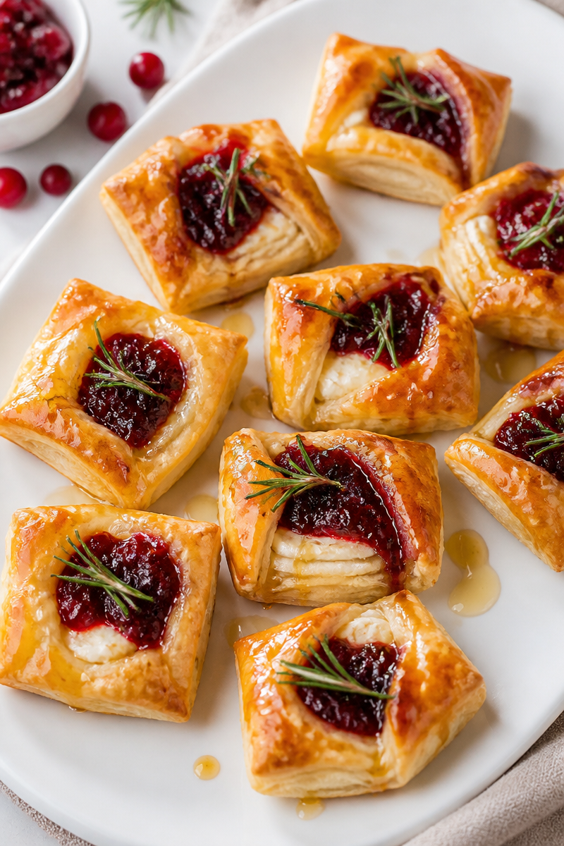 Easy Cranberry Brie Holiday Appetizer Bite Easy Cranberry Brie Holiday Appetizer Bite