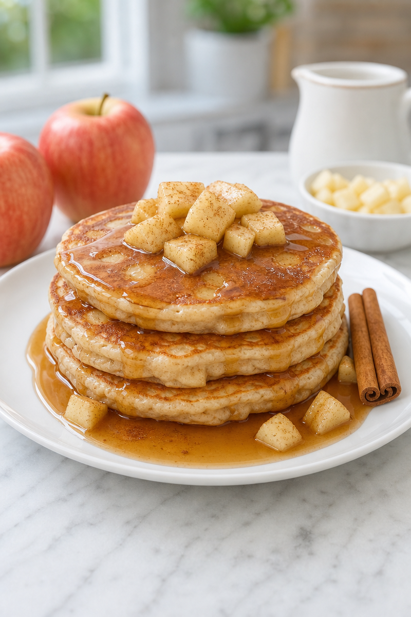 Fluffy Cinnamon Apple Pancake Fluffy Cinnamon Apple Pancake