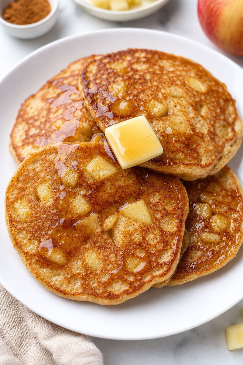 Fluffy Cinnamon Apple Pancake Fluffy Cinnamon Apple Pancake